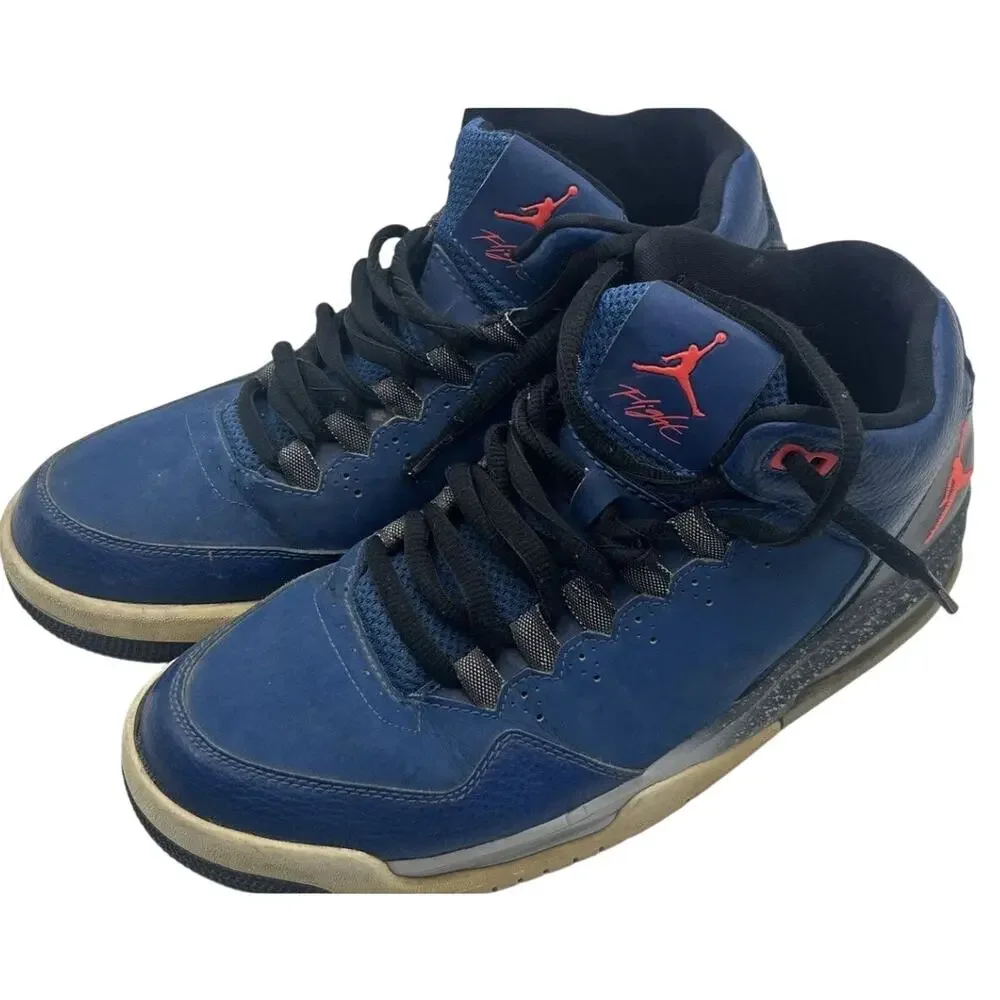 Nike Mens Air Jordan Flight Origin 2 French Blue Black Sneaker Shoes Size 9